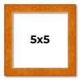 thumbnail image 2 of 5x5 In Honey Brown Real Wood Picture Frame Width 0.75 inches | Interior Frame Depth 0.5 inches |, 2 of 8