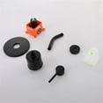 thumbnail image 7 of Black Shower Faucet, Matte Black Shower Fixtures Shower Mixer, Rough-in Valve Included,Chrome, 7 of 7