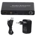 thumbnail image 2 of Extractor de audio de Interfaz Multimedia HD, 5.1 Canal Automatical Decode 4K 100-240V HD Entrada Extractor de audio 3D para DVD, 2 of 7