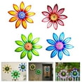 thumbnail image 7 of SPRING Wall Decor Metal Flower Outdoor Hanging Ornament Home Garden Accessories red, 7 of 7