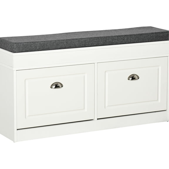 Adjustable Shelf Storage Bench | Flexible Shoe Storage in Mudroom