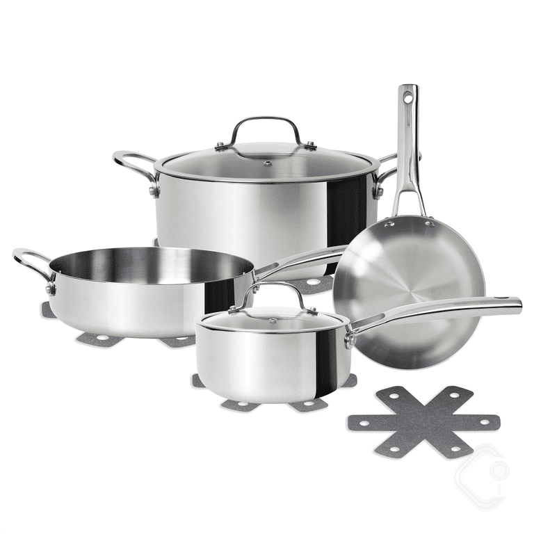CoreClad 10-Piece Tri-Ply Stainless Steel Cookware Set photo 8