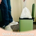 thumbnail image 3 of 4 Gallon Trash-Bags Small-Bathroom Garbage-Bag Drawstring - Strong Kitchen White 200 Count Plastic Unscented For Can Car Disposable Recycling Office Size Waste Basket, 3 of 7