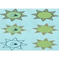 thumbnail image 1 of Ahgly Company Machine Washable Indoor Rectangle Transitional Light Aquamarine Green Area Rugs, 7' x 10', 1 of 7