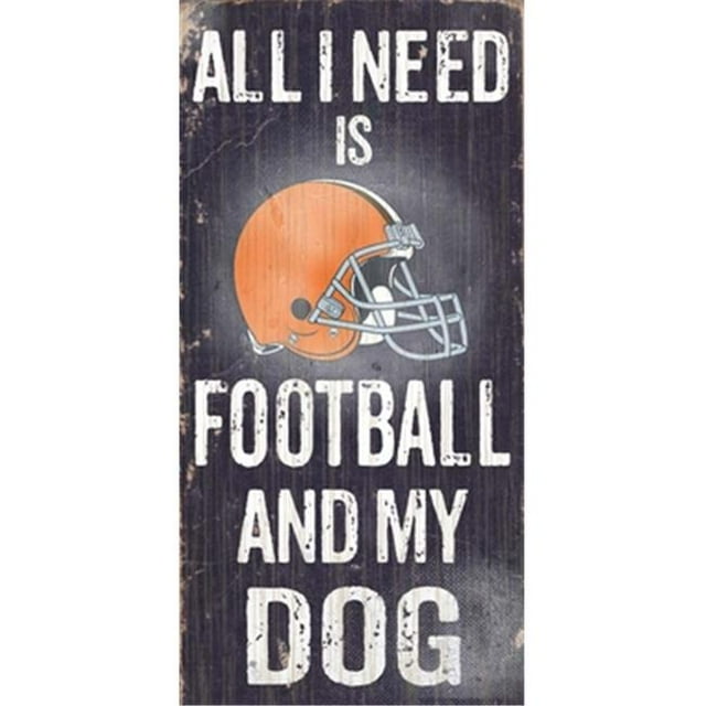 Fan Creations N0640 Cleveland Browns Football And My Dog Sign