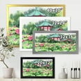 thumbnail image 4 of Designart 'Pagoda and Lotus Lake' Traditional Framed Art Print, 4 of 4