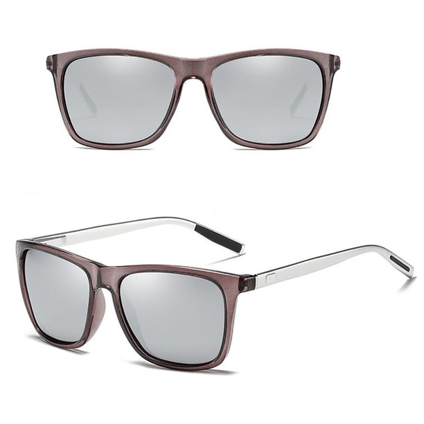 Gafas De Sol Cuadradas De Aluminio Retro Unisex, Accesorios Para Gafas Vintage, Gafas De Sol Para Viajes De Verano seitruly AP006641-05