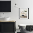 thumbnail image 2 of Stupell Industries Blue Tub Bathroom Vanity Black Framed Print Under Glass design by Kim Allen, 21 x 17, 2 of 10