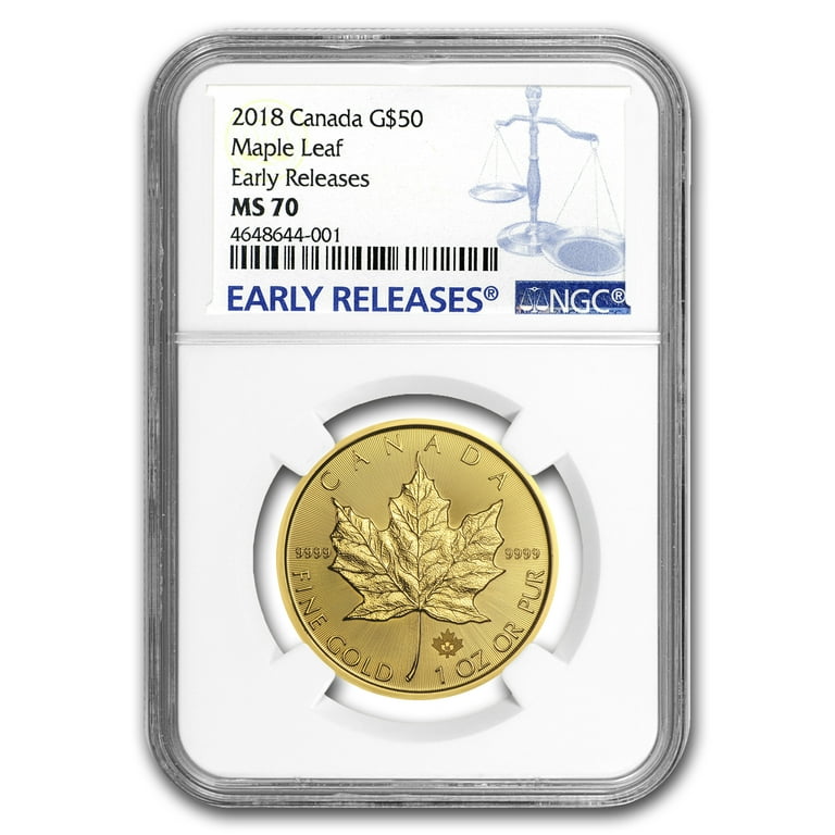 レア‼️ 2018年 NGC MS70 イーグル銀貨1オンス ゴールドコア 2018 $1 American Silver Eagle MS70 NGC - Early Releases