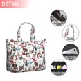 thumbnail image 2 of White Christmas Snowman Pattern Travel Tote Bags for Women Carry On,Large Weekender Bags for Women Travel,Multi Functional Duffle Bag for Work,Shopping,Sports, 2 of 5