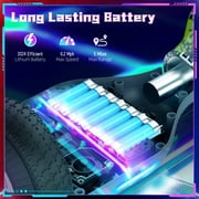 LIEAGLE Hoverboard Offroad All Terrain Flash Wheel Self Balancing Hoverboards with Bluetooth Speaker