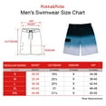 thumbnail image 2 of Rokka&Rolla Men's 9" NO Mesh Liner Board Shorts Elastic Waist Quick Dry Swim Trunks, up to Size 2XL, 2 of 10