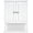 23x18 2-Door, variant on 23x26 White Medicine Cabinet Organizer, Wall Mounted Bathroom Cabinet for Over-The-Toilet Storage, Bathroom Furniture & Restroom Organizer