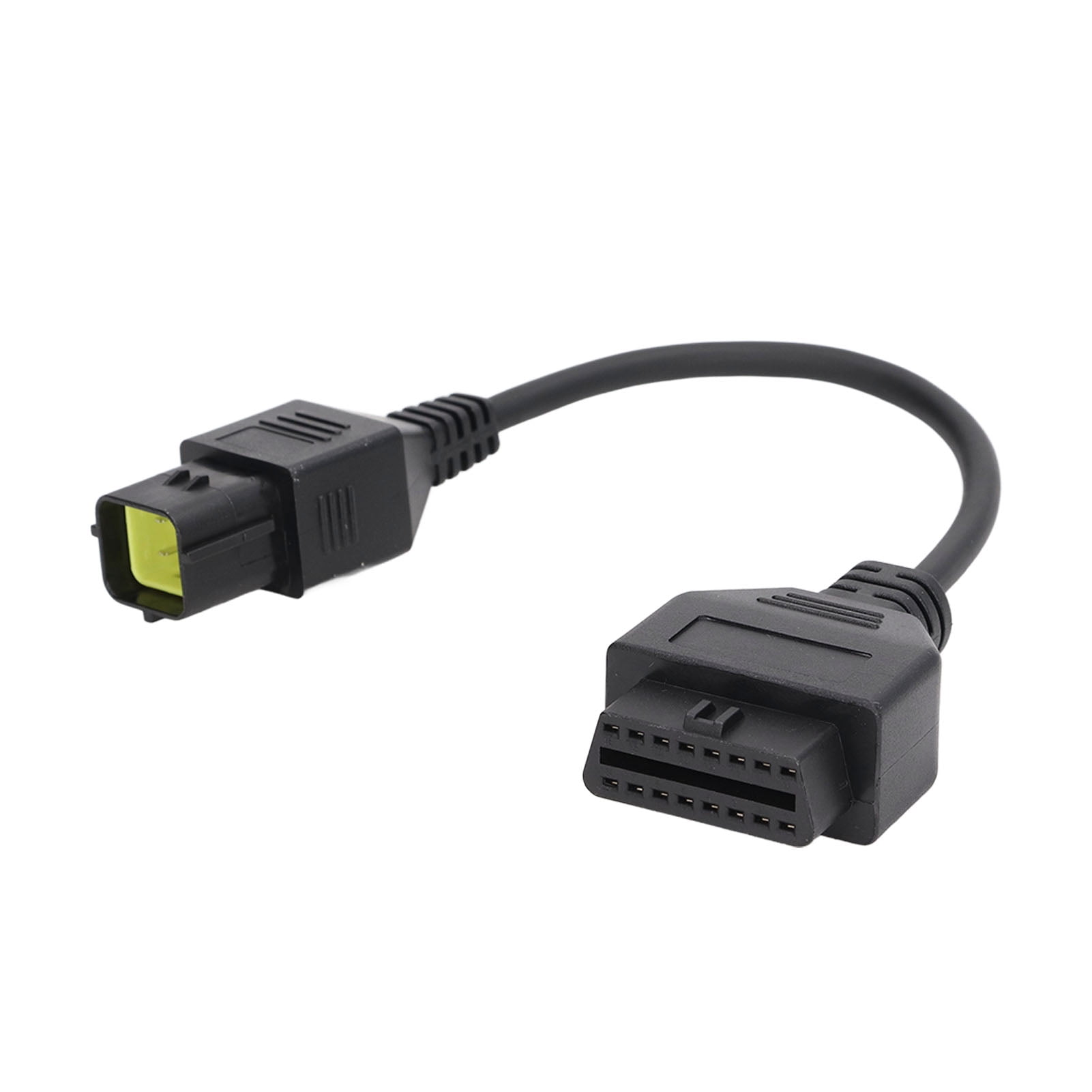 6-Pin To 16-Pin OBD2 Diagnostic Adapter Cable For Kawasaki Motorcycles – ABS Compatible