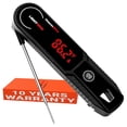 thumbnail image 1 of Lightning One-Second Instant Read Meat Thermometer, Calibratable Kitchen Food Thermometer with Ambidextrous Display, Waterproof Cooking Thermometer for Oil Deep Fry Smoker BBQ Grill, 1 of 8