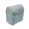 thumbnail image 1 of Animal Stand Mixer Cover, Water Bubbles on the Surface with Seahorse and Sea Star in Waves Coast Tropical, Kitchen Appliance Organizer Bag Cover with Pockets, 5 Quarts, Orange Blue, by Ambesonne, 1 of 4