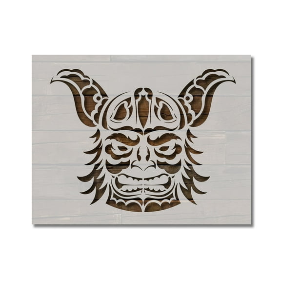 Viking God Odin Stencil Template Reusable 8.5 x 11 Inches for Painting on Walls, Wood, Arts and Crafts by Stencilville