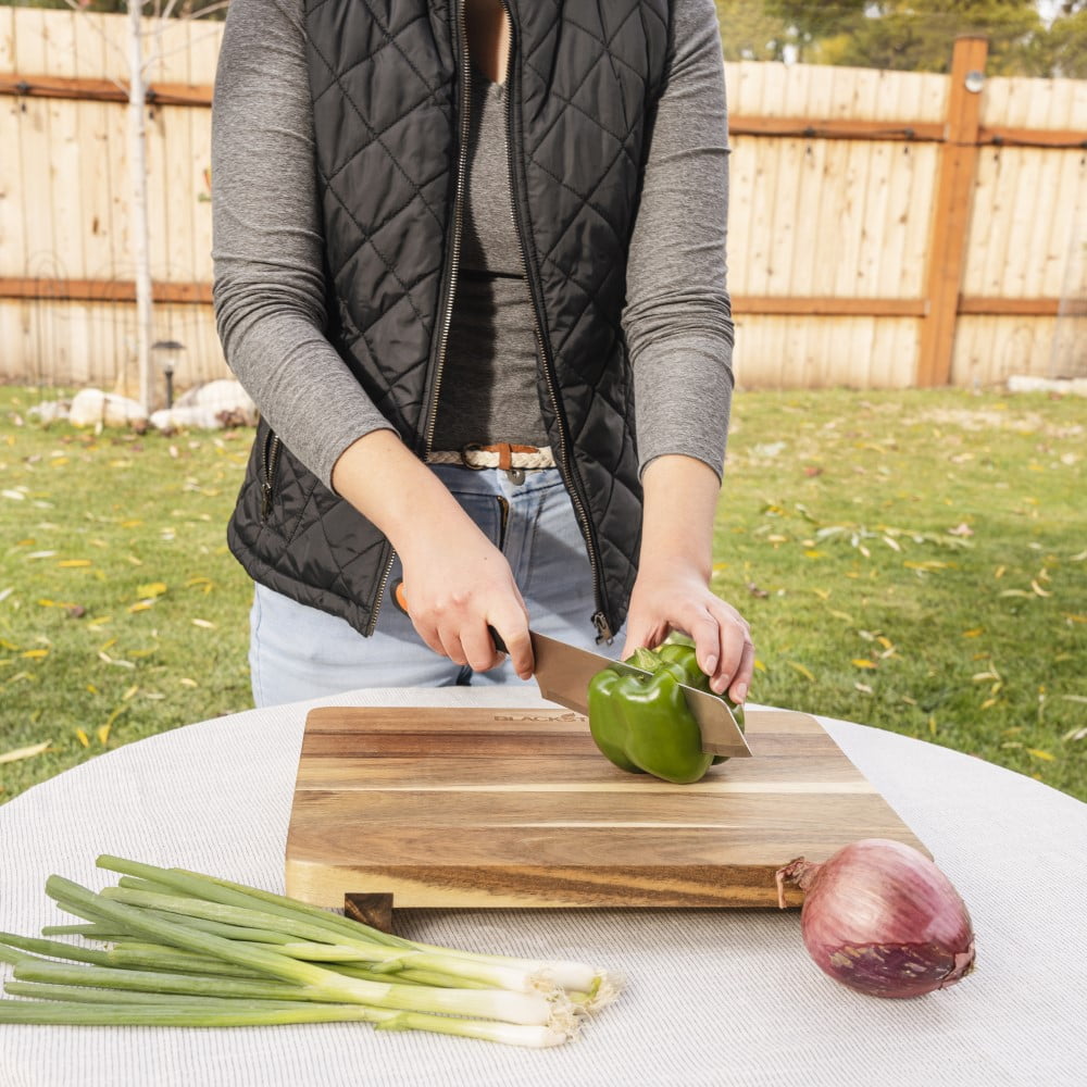 Blackstone Acacia Wood Griddle Top Cutting Board with Feet