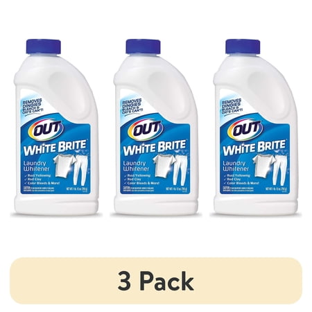 (3 pack) White Brite WB30N 1LB + 12 oz (793 g) White Brite Laundry Whitener Powder