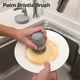 thumbnail image 4 of Soap Dispensing Dish Brush, Kitchen Hand Brush for Cleaning Dishes, Pots, Pans and Sinks -- Gray V014DCBGRE One Size, 4 of 4
