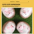 thumbnail image 5 of Stretchy Hedgehog Squishy Toy with Slow Rising Design, 1 Piece, Brown and Pink, for Kids and Adults Relaxation, Squeeze Toy, 5 of 8