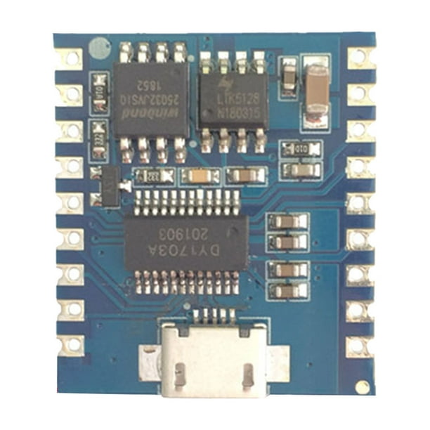 DY-SV17F 5W 4 MB UART Mini reproductor MP3 IO Trigger USB Descargar tarjeta audio Flash