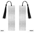 thumbnail image 2 of Kdxio Silver Glitter Print Metal Tassel Bookmarks,Perfect Gift for Art Lovers and Bookworms Metal Bookmarks for Women, 2 of 8
