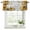 White, variant on 2 Pack Farmhouse Sunflower Valances for Windows Bedroom Living Room Window Treatments, Vintage Daisy Butterflies Rustic Wood Rod Pocket Valance Drapes Short Kitchen Curtains Over Sink 60"x18"