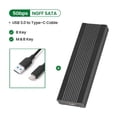 thumbnail image 2 of M2 SSD Disk Case Enclosure Hard Drive Box (B-key NGFF -5Gbps+C-A Black) Tmvgtek Para Estrenar, 2 of 8
