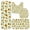 Sunflower and Leaf White Pattern, variant on Sunflower and Butterfly Black Pattern Bathroom Rug Set 4 Piece,Includes Contour,Lid Cover,Bath Mat,Non-Slip Extra Soft Absorbent Washable