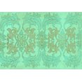 thumbnail image 1 of Ahgly Company Indoor Rectangle Abstract Turquoise Blue Modern Area Rugs, 5' x 8', 1 of 4