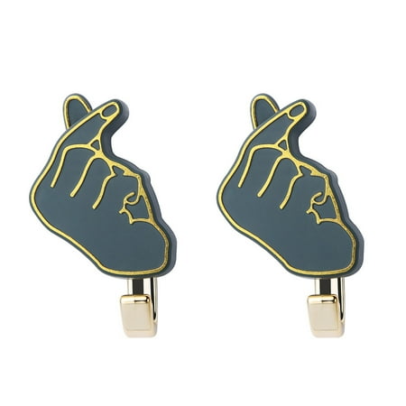 

Christmas Home Creative Finger Heart Wall Hook Hand Hanger No Drilling Easy To Install Hooks Strong Adhesive Cute Ornament Decorative