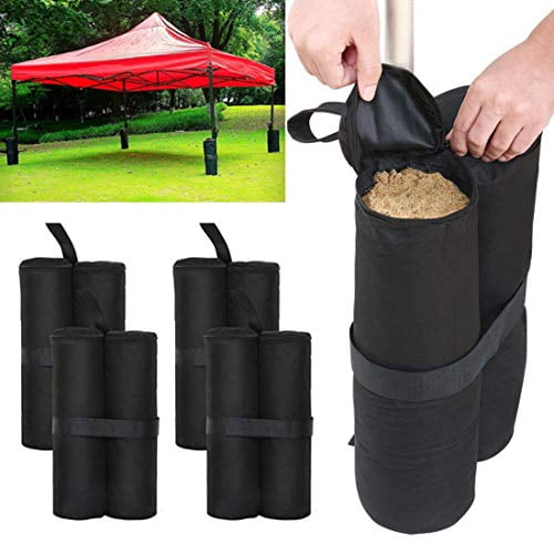 Blue Eurmax Heavy Duty Outdoor Pop Up Canopy Tent Gazebo Single Weight Sand Bag Anchor Kit 4 Pack Sand Bags Without Sand