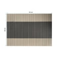 thumbnail image 2 of Mantel Individual Mainstays Rayas Horizontales 30x45 cm Rectangular Gris, 2 of 4