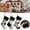 Black, variant on 2025 New Christmas Cow Print Stockings 20 Inches Decorations Large Christmas Cow Print Ornaments Stockings Soft Cow Pattern Xmas Socks for Family Holiday Birthday Party Decorations Gift