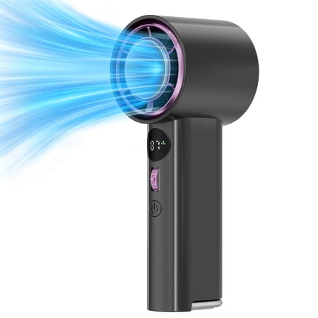 WAA 3-Speed Portable Handheld Fan,USB Rechargeable Personal Mini Fan,Ultra-Quiet Compact Hand Held Fan for Travel,Office,Desk,Outdoor & Home