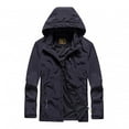 thumbnail image 4 of XZNGL Mens Four Seasons Jacket Outdoor Mountaineering Solid Color Jacket, 4 of 8