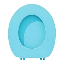 LAMIRO Plastic Soft Close Toilet Seat Elongated Slow Close Toilet Seat with Adjustable Mounting Hardware