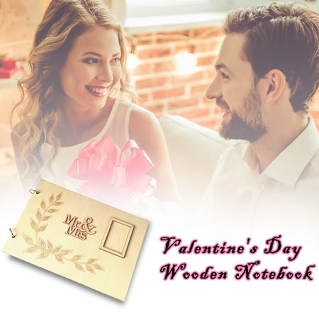 

RKSTN 1Pc Wooden Love Record Message Book to Leave A Deep and Beautiful Memory Notebook Back to School Supplies Lightning Deals of Today - Summer Clearance on Clearance