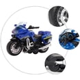 thumbnail image 3 of Motorcycle Toys For Boys Friction Powered Play Toy Motorbike Push And Go Motorcycle With Sound, Blue, 3 of 5