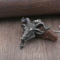 thumbnail image 4 of Collar de acero inoxidable Yashi Simple Cross para hombre colgante de acero de titanio, 4 of 5