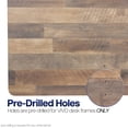 thumbnail image 6 of VIVO Reclaimed Wood 71 x 30 inch Universal Solid Top for Sit Stand Desk Frames, 6 of 9