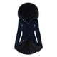 thumbnail image 1 of Chaquetas largo de algodón Gibobby abrigo de Invierno talla grande para mujer XL, 1 of 5