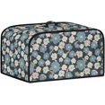 thumbnail image 2 of Dust Cover for Electric Slow Cookers Pot Appliance Covers Oval Kitchen Appliance Cover with Side Mesh Pocket and Handy Handle Easy to Clean and Storage, Dragonfly Flower, CZA64, 2 of 8