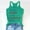Green, variant on TIANZEN Women Summer And America Too Letter Printed Round Neck Sleeveless Tank Top Women Running Top Shiny Top Women Athletic Cropped Top
