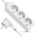 thumbnail image 1 of Elevate Your Space With A Sleek White Multi-plug Adapter, Certified For Safety And Quality, Ensuring Seamless Power Distribution For Your Devices, 1 of 5