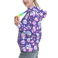 thumbnail image 2 of Cauagu Skull mushroom colorful for Women's Hooded Sweatshirts Pullover Hoodie for Women Fall Workout Sweat Long Sleeve Preppy Sweatshirts-XX-Large, 2 of 7