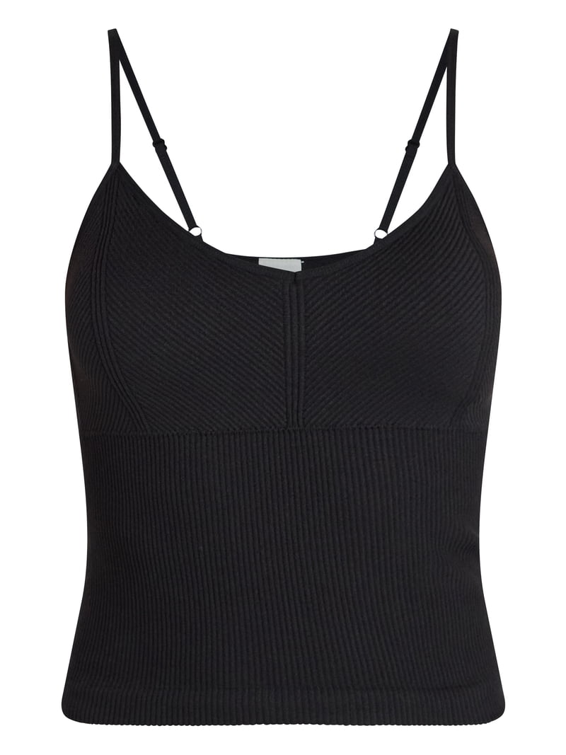 No Boundaries Textured V-Neck Cami Top, Women's XXS-XXL - Walmart.com