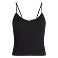 thumbnail image 5 of No Boundaries Textured V-Neck Cami Top, Women's XXS-XXL, 5 of 5