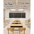 thumbnail image 4 of Fluorescent Light Covers for Ceiling Lights 4 Pack, Grey Magnetic Ceiling Light Covers 2x4 Feet for Classroom Office School, Modern Oil Painting Art Forest Overhead Drop Ceiling Light Shade, 4 of 7